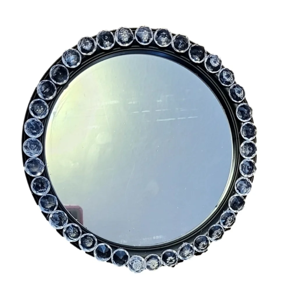 ROUND Accent Gem Wall Mirror